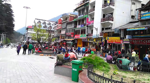 Mall Road of Manali