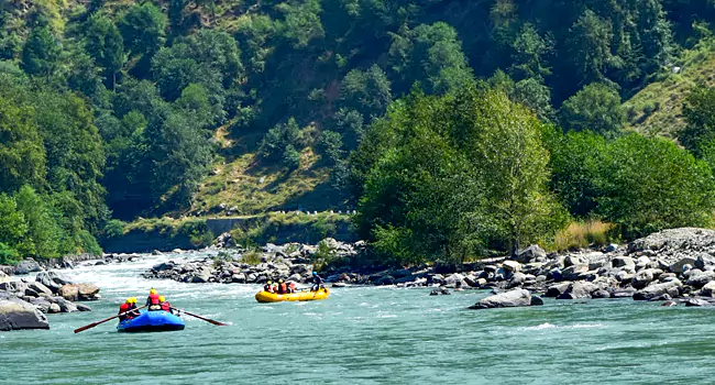 Manali River Rafting Charges